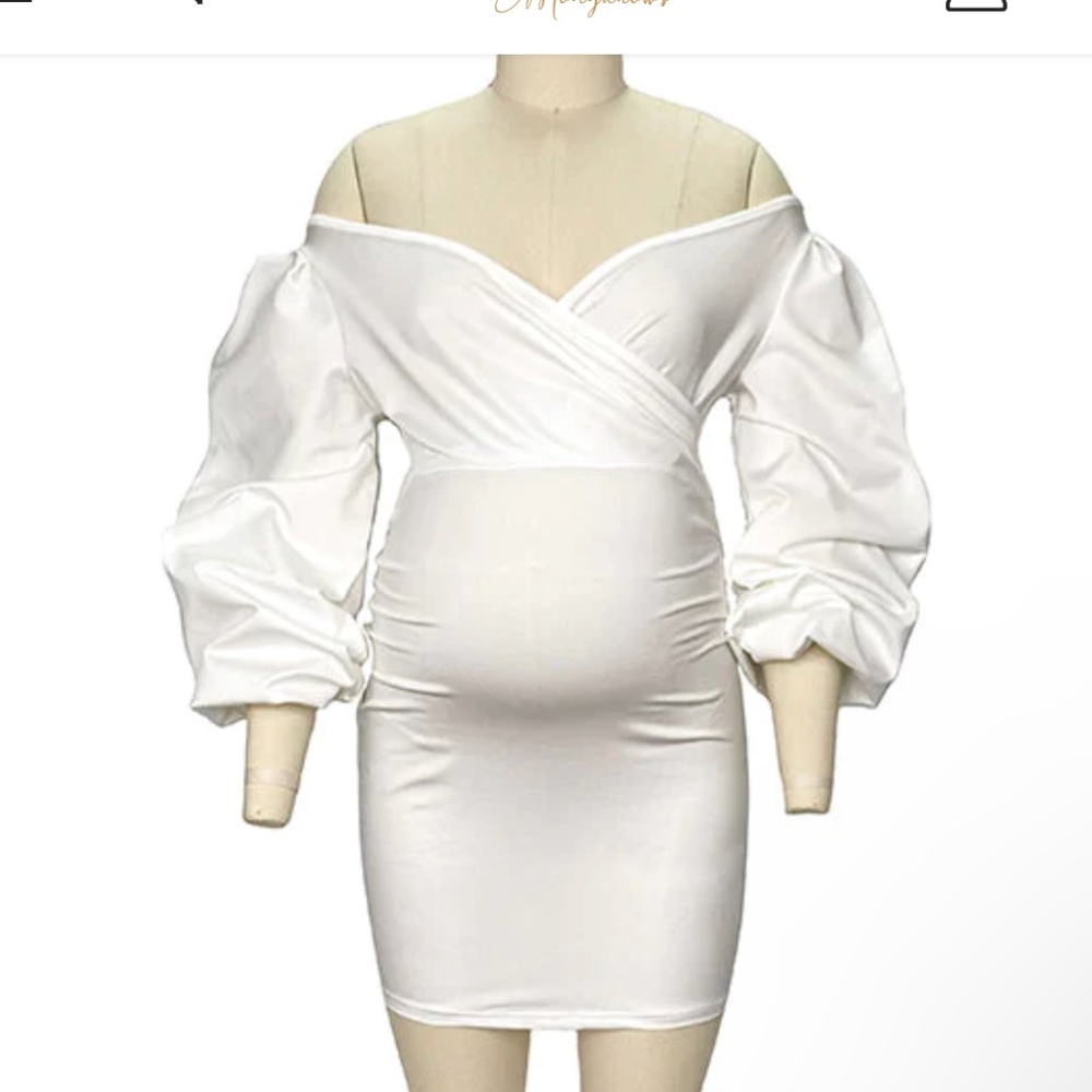 Maternity Dress / Baby Shower Dress- M